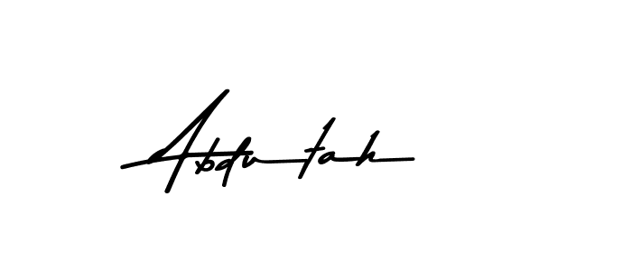Abdutah stylish signature style. Best Handwritten Sign (Asem Kandis PERSONAL USE) for my name. Handwritten Signature Collection Ideas for my name Abdutah. Abdutah signature style 9 images and pictures png