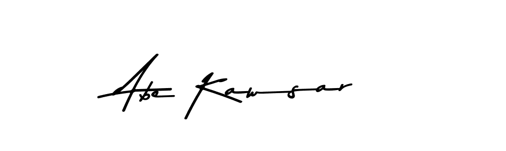 You can use this online signature creator to create a handwritten signature for the name Abe Kawsar. This is the best online autograph maker. Abe Kawsar signature style 9 images and pictures png