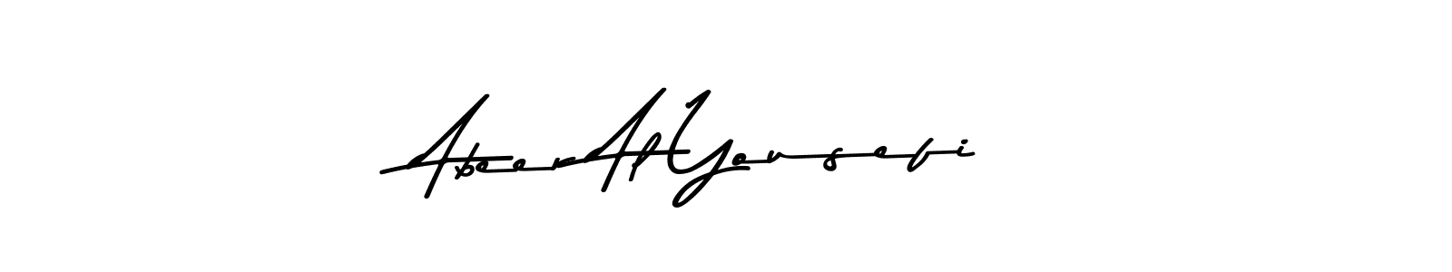 Also You can easily find your signature by using the search form. We will create Abeer Al Yousefi name handwritten signature images for you free of cost using Asem Kandis PERSONAL USE sign style. Abeer Al Yousefi signature style 9 images and pictures png