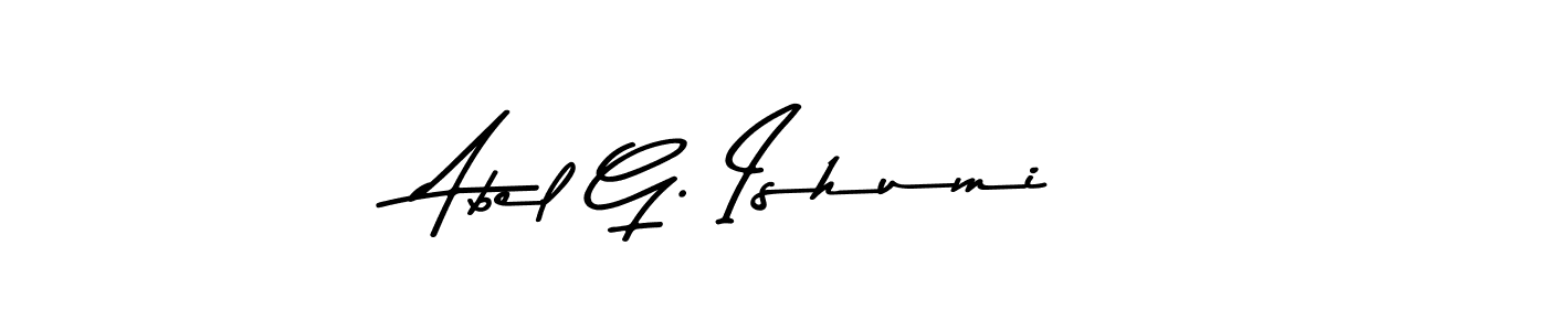 This is the best signature style for the Abel G. Ishumi name. Also you like these signature font (Asem Kandis PERSONAL USE). Mix name signature. Abel G. Ishumi signature style 9 images and pictures png