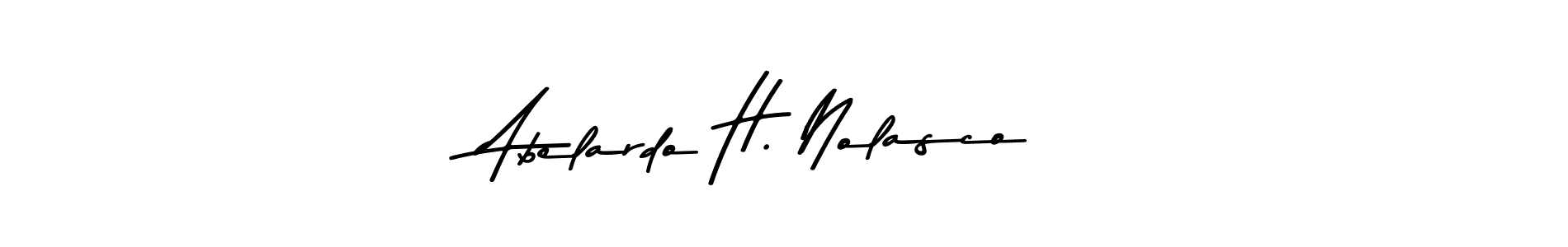 You can use this online signature creator to create a handwritten signature for the name Abelardo H. Nolasco. This is the best online autograph maker. Abelardo H. Nolasco signature style 9 images and pictures png