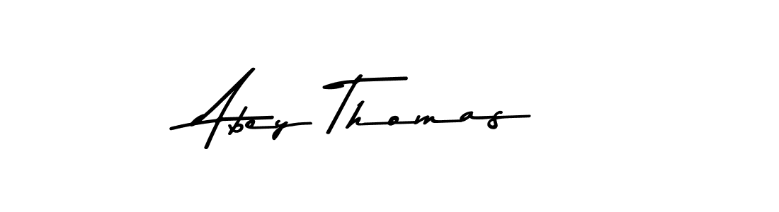 Make a beautiful signature design for name Abey Thomas. Use this online signature maker to create a handwritten signature for free. Abey Thomas signature style 9 images and pictures png