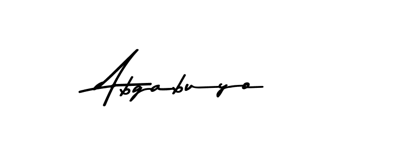 Create a beautiful signature design for name Abgabuyo. With this signature (Asem Kandis PERSONAL USE) fonts, you can make a handwritten signature for free. Abgabuyo signature style 9 images and pictures png