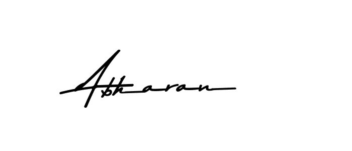 Create a beautiful signature design for name Abharan. With this signature (Asem Kandis PERSONAL USE) fonts, you can make a handwritten signature for free. Abharan signature style 9 images and pictures png