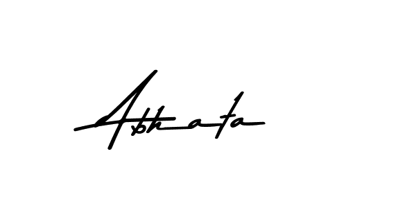 Abhata stylish signature style. Best Handwritten Sign (Asem Kandis PERSONAL USE) for my name. Handwritten Signature Collection Ideas for my name Abhata. Abhata signature style 9 images and pictures png