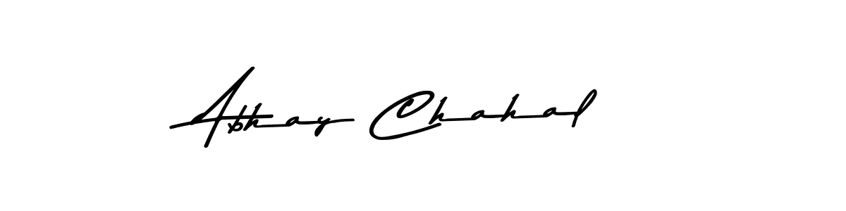 Use a signature maker to create a handwritten signature online. With this signature software, you can design (Asem Kandis PERSONAL USE) your own signature for name Abhay Chahal. Abhay Chahal signature style 9 images and pictures png