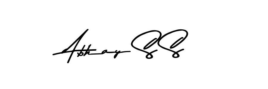 Asem Kandis PERSONAL USE is a professional signature style that is perfect for those who want to add a touch of class to their signature. It is also a great choice for those who want to make their signature more unique. Get Abhay S S name to fancy signature for free. Abhay S S signature style 9 images and pictures png