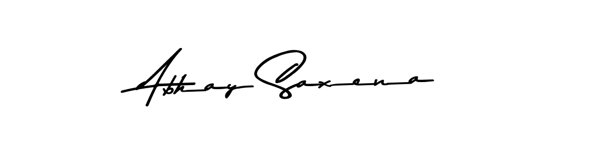 Abhay Saxena stylish signature style. Best Handwritten Sign (Asem Kandis PERSONAL USE) for my name. Handwritten Signature Collection Ideas for my name Abhay Saxena. Abhay Saxena signature style 9 images and pictures png