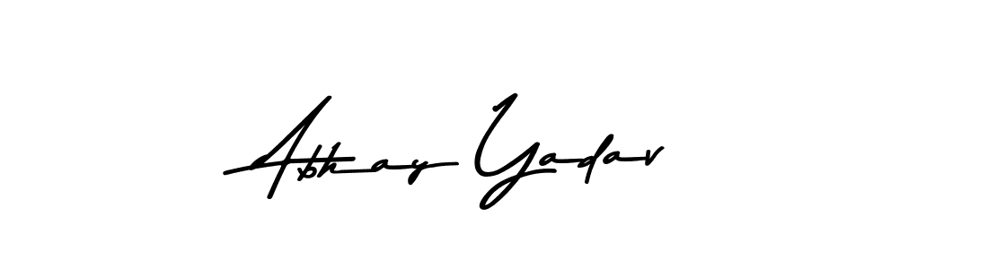 Abhay Yadav stylish signature style. Best Handwritten Sign (Asem Kandis PERSONAL USE) for my name. Handwritten Signature Collection Ideas for my name Abhay Yadav. Abhay Yadav signature style 9 images and pictures png