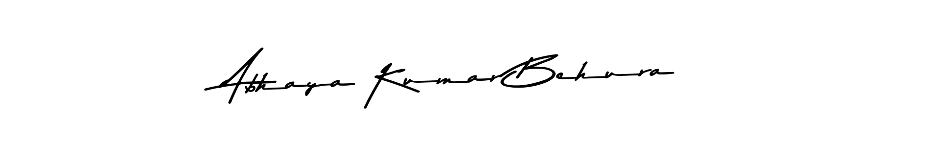 Create a beautiful signature design for name Abhaya Kumar Behura. With this signature (Asem Kandis PERSONAL USE) fonts, you can make a handwritten signature for free. Abhaya Kumar Behura signature style 9 images and pictures png