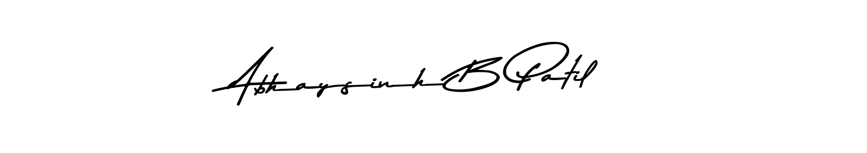 Make a beautiful signature design for name Abhaysinh B Patil. With this signature (Asem Kandis PERSONAL USE) style, you can create a handwritten signature for free. Abhaysinh B Patil signature style 9 images and pictures png