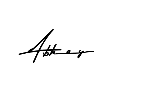How to make Abhey name signature. Use Asem Kandis PERSONAL USE style for creating short signs online. This is the latest handwritten sign. Abhey signature style 9 images and pictures png