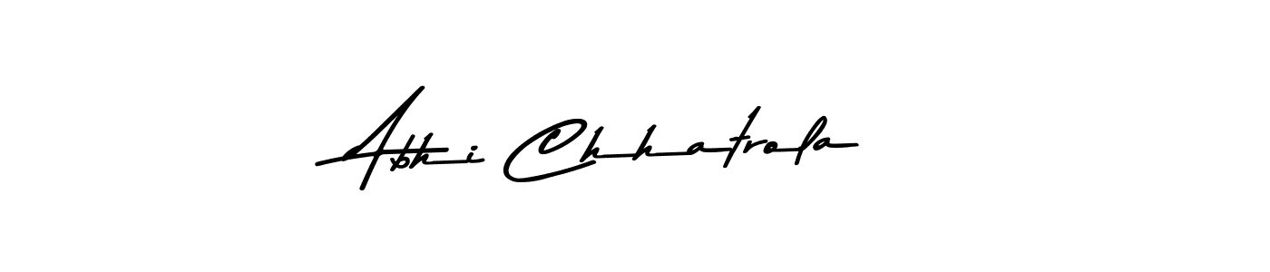 You should practise on your own different ways (Asem Kandis PERSONAL USE) to write your name (Abhi Chhatrola) in signature. don't let someone else do it for you. Abhi Chhatrola signature style 9 images and pictures png