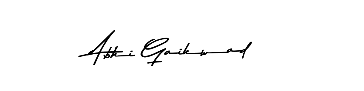 Abhi Gaikwad stylish signature style. Best Handwritten Sign (Asem Kandis PERSONAL USE) for my name. Handwritten Signature Collection Ideas for my name Abhi Gaikwad. Abhi Gaikwad signature style 9 images and pictures png