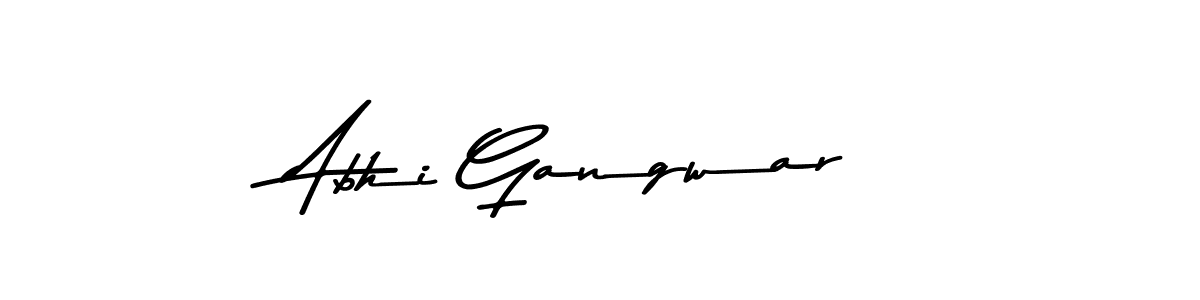 Use a signature maker to create a handwritten signature online. With this signature software, you can design (Asem Kandis PERSONAL USE) your own signature for name Abhi Gangwar. Abhi Gangwar signature style 9 images and pictures png