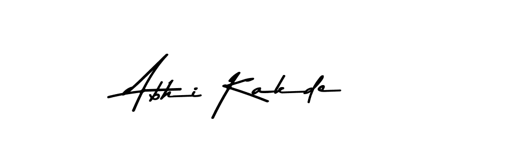 Also You can easily find your signature by using the search form. We will create Abhi Kakde name handwritten signature images for you free of cost using Asem Kandis PERSONAL USE sign style. Abhi Kakde signature style 9 images and pictures png