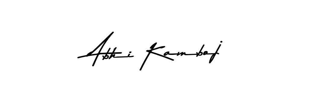 You can use this online signature creator to create a handwritten signature for the name Abhi Kamboj. This is the best online autograph maker. Abhi Kamboj signature style 9 images and pictures png