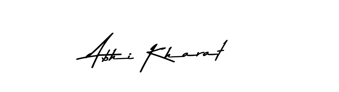 The best way (Asem Kandis PERSONAL USE) to make a short signature is to pick only two or three words in your name. The name Abhi Kharat include a total of six letters. For converting this name. Abhi Kharat signature style 9 images and pictures png