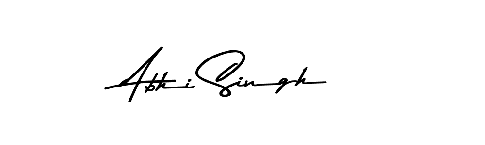 Design your own signature with our free online signature maker. With this signature software, you can create a handwritten (Asem Kandis PERSONAL USE) signature for name Abhi Singh. Abhi Singh signature style 9 images and pictures png