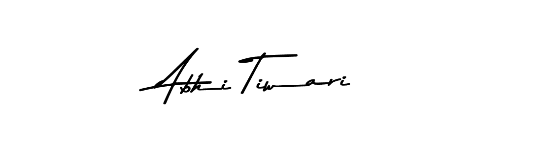 Make a beautiful signature design for name Abhi Tiwari. With this signature (Asem Kandis PERSONAL USE) style, you can create a handwritten signature for free. Abhi Tiwari signature style 9 images and pictures png