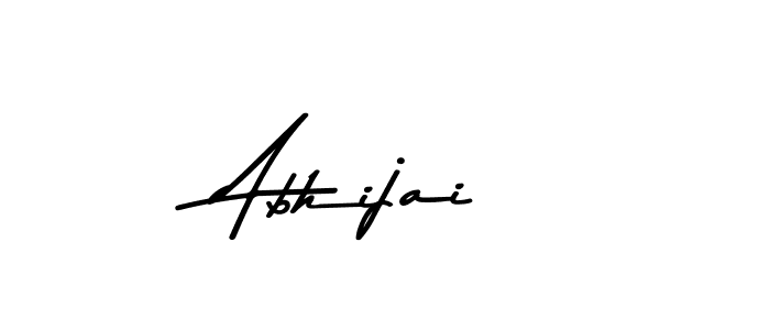 How to make Abhijai name signature. Use Asem Kandis PERSONAL USE style for creating short signs online. This is the latest handwritten sign. Abhijai signature style 9 images and pictures png