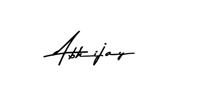 How to make Abhijay name signature. Use Asem Kandis PERSONAL USE style for creating short signs online. This is the latest handwritten sign. Abhijay signature style 9 images and pictures png