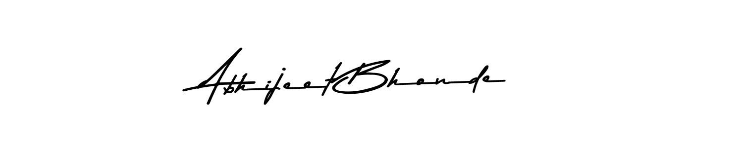 if you are searching for the best signature style for your name Abhijeet Bhonde. so please give up your signature search. here we have designed multiple signature styles  using Asem Kandis PERSONAL USE. Abhijeet Bhonde signature style 9 images and pictures png