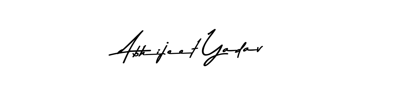 The best way (Asem Kandis PERSONAL USE) to make a short signature is to pick only two or three words in your name. The name Abhijeet Yadav include a total of six letters. For converting this name. Abhijeet Yadav signature style 9 images and pictures png