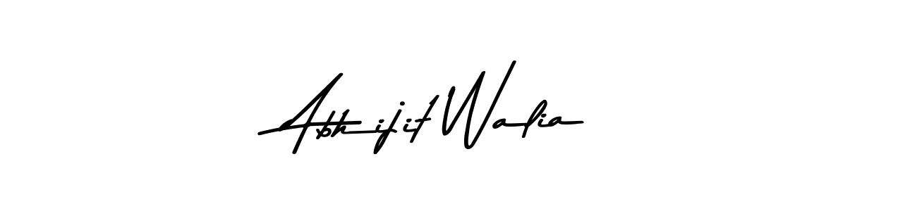Make a beautiful signature design for name Abhijit Walia. With this signature (Asem Kandis PERSONAL USE) style, you can create a handwritten signature for free. Abhijit Walia signature style 9 images and pictures png