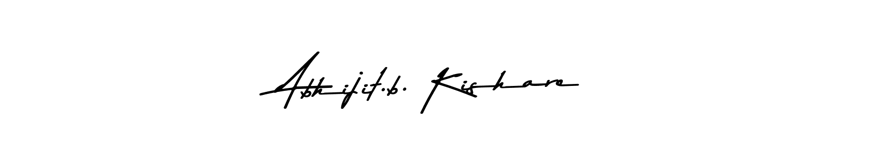 Use a signature maker to create a handwritten signature online. With this signature software, you can design (Asem Kandis PERSONAL USE) your own signature for name Abhijit.b. Kishare. Abhijit.b. Kishare signature style 9 images and pictures png