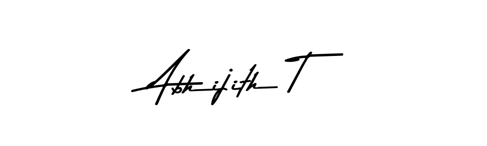 if you are searching for the best signature style for your name Abhijith T. so please give up your signature search. here we have designed multiple signature styles  using Asem Kandis PERSONAL USE. Abhijith T signature style 9 images and pictures png