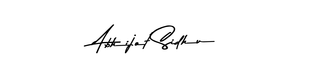 The best way (Asem Kandis PERSONAL USE) to make a short signature is to pick only two or three words in your name. The name Abhijot Sidhu include a total of six letters. For converting this name. Abhijot Sidhu signature style 9 images and pictures png