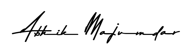 An effortless, minimalist signature concept for Abhik Majumdar using Asem Kandis PERSONAL USE design. Clean lines that look great on any document. Abhik Majumdar signature style 9 images and pictures png