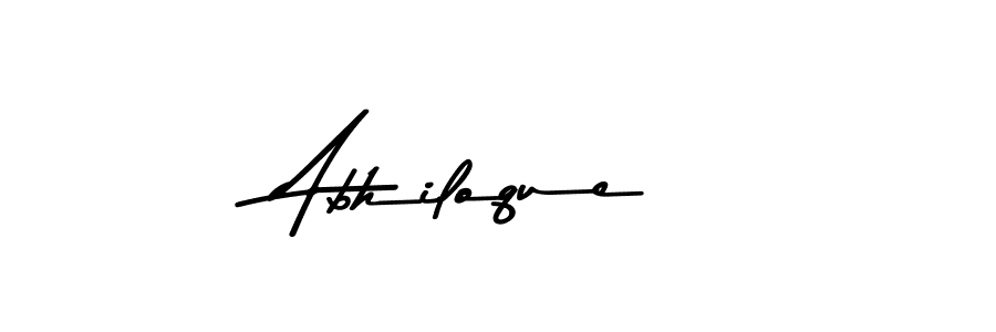 Design your own signature with our free online signature maker. With this signature software, you can create a handwritten (Asem Kandis PERSONAL USE) signature for name Abhiloque. Abhiloque signature style 9 images and pictures png