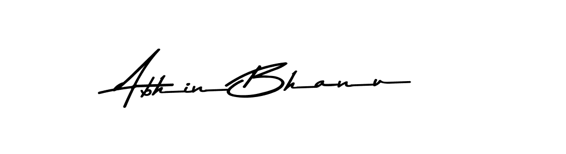 Make a beautiful signature design for name Abhin Bhanu. With this signature (Asem Kandis PERSONAL USE) style, you can create a handwritten signature for free. Abhin Bhanu signature style 9 images and pictures png