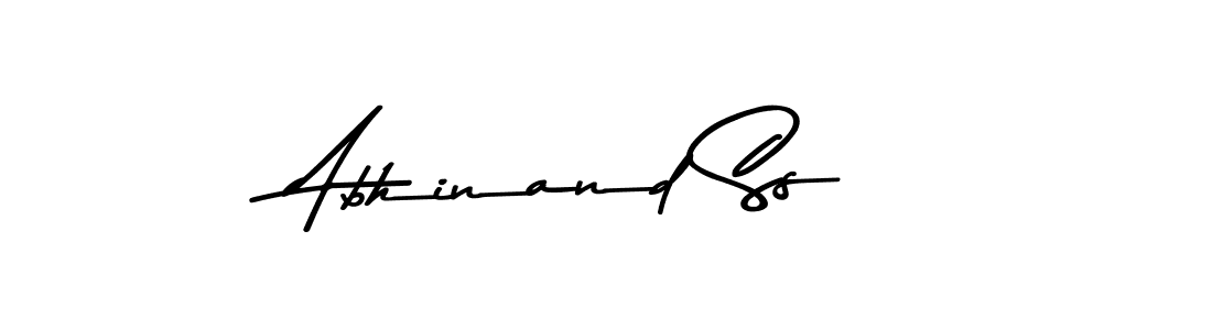 Make a beautiful signature design for name Abhinand Ss. With this signature (Asem Kandis PERSONAL USE) style, you can create a handwritten signature for free. Abhinand Ss signature style 9 images and pictures png