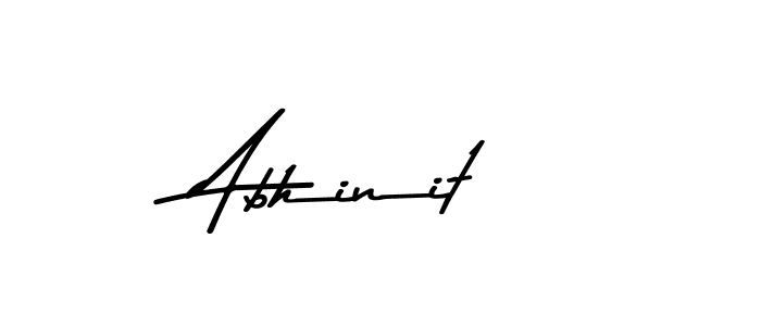 Design your own signature with our free online signature maker. With this signature software, you can create a handwritten (Asem Kandis PERSONAL USE) signature for name Abhinit. Abhinit signature style 9 images and pictures png