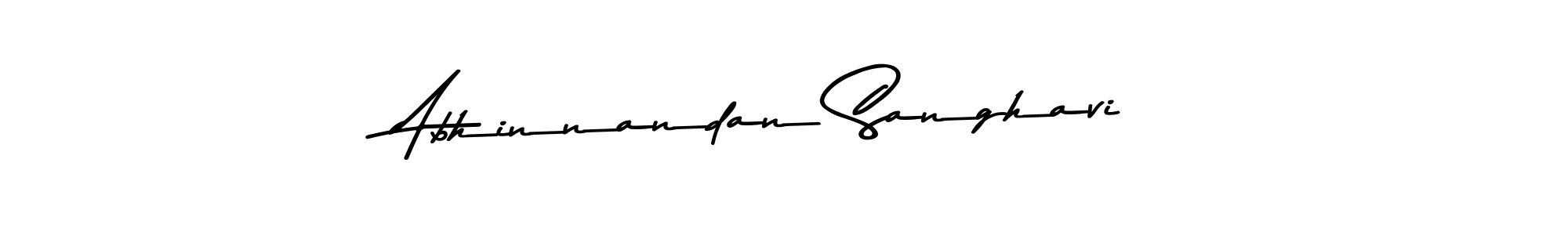 Also we have Abhinnandan Sanghavi name is the best signature style. Create professional handwritten signature collection using Asem Kandis PERSONAL USE autograph style. Abhinnandan Sanghavi signature style 9 images and pictures png