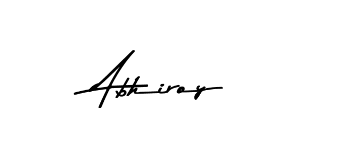 You can use this online signature creator to create a handwritten signature for the name Abhiroy. This is the best online autograph maker. Abhiroy signature style 9 images and pictures png