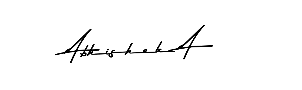 Design your own signature with our free online signature maker. With this signature software, you can create a handwritten (Asem Kandis PERSONAL USE) signature for name Abhishek A. Abhishek A signature style 9 images and pictures png