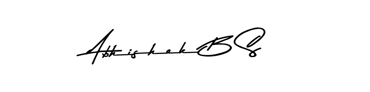 Also we have Abhishek B S name is the best signature style. Create professional handwritten signature collection using Asem Kandis PERSONAL USE autograph style. Abhishek B S signature style 9 images and pictures png