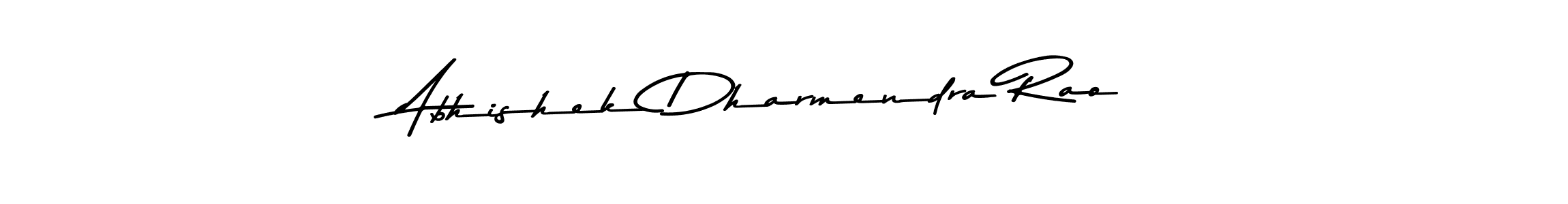 Abhishek Dharmendra Rao stylish signature style. Best Handwritten Sign (Asem Kandis PERSONAL USE) for my name. Handwritten Signature Collection Ideas for my name Abhishek Dharmendra Rao. Abhishek Dharmendra Rao signature style 9 images and pictures png