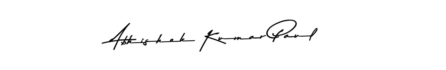 Make a beautiful signature design for name Abhishek Kumar Paul. With this signature (Asem Kandis PERSONAL USE) style, you can create a handwritten signature for free. Abhishek Kumar Paul signature style 9 images and pictures png