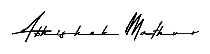 Asem Kandis PERSONAL USE is a professional signature style that is perfect for those who want to add a touch of class to their signature. Get Abhishek Mathur name fancy signature for free. Abhishek Mathur signature style 9 images and pictures png