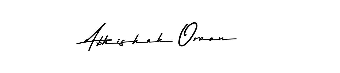 if you are searching for the best signature style for your name Abhishek Oraon. so please give up your signature search. here we have designed multiple signature styles  using Asem Kandis PERSONAL USE. Abhishek Oraon signature style 9 images and pictures png