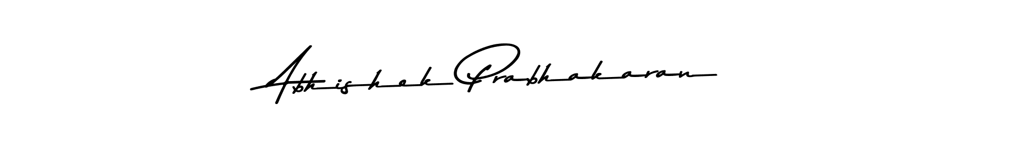 Make a beautiful signature design for name Abhishek Prabhakaran. With this signature (Asem Kandis PERSONAL USE) style, you can create a handwritten signature for free. Abhishek Prabhakaran signature style 9 images and pictures png