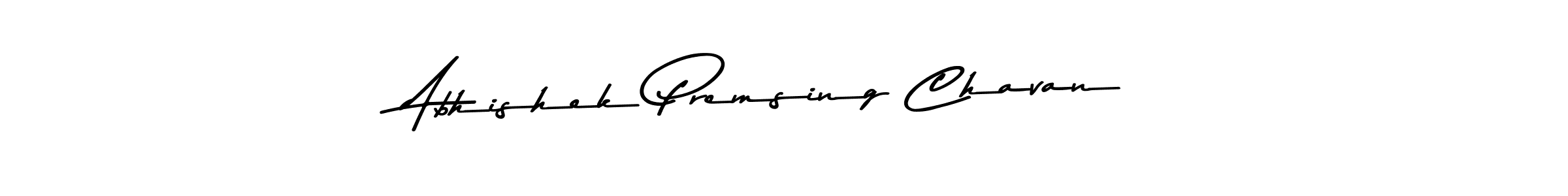 Abhishek Premsing Chavan stylish signature style. Best Handwritten Sign (Asem Kandis PERSONAL USE) for my name. Handwritten Signature Collection Ideas for my name Abhishek Premsing Chavan. Abhishek Premsing Chavan signature style 9 images and pictures png