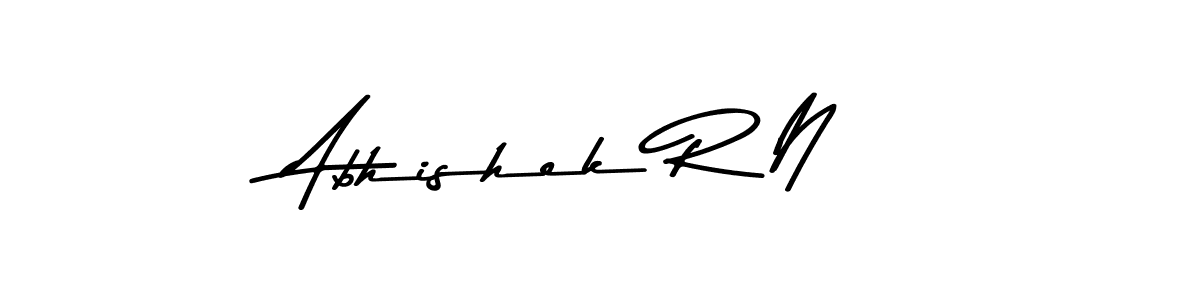 Make a beautiful signature design for name Abhishek R N. Use this online signature maker to create a handwritten signature for free. Abhishek R N signature style 9 images and pictures png