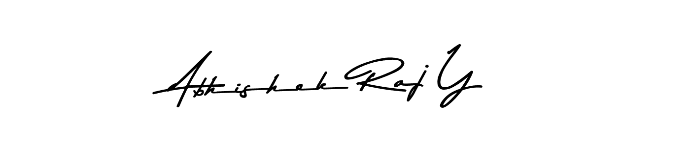 Design your own signature with our free online signature maker. With this signature software, you can create a handwritten (Asem Kandis PERSONAL USE) signature for name Abhishek Raj Y. Abhishek Raj Y signature style 9 images and pictures png