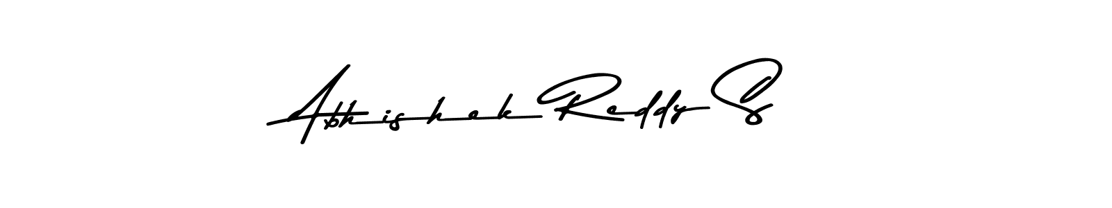 Make a beautiful signature design for name Abhishek Reddy S. With this signature (Asem Kandis PERSONAL USE) style, you can create a handwritten signature for free. Abhishek Reddy S signature style 9 images and pictures png